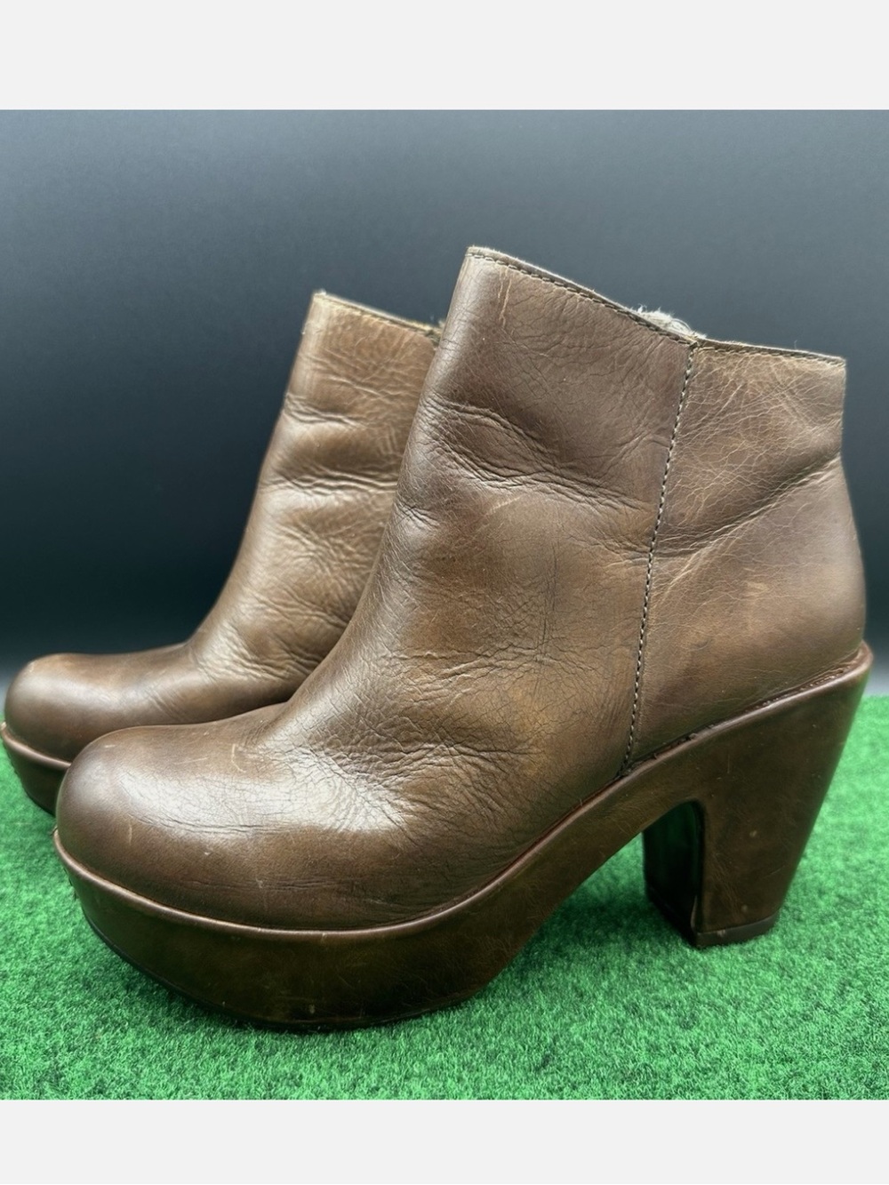 KORK-EASE Wedge Heel Ankle Boots